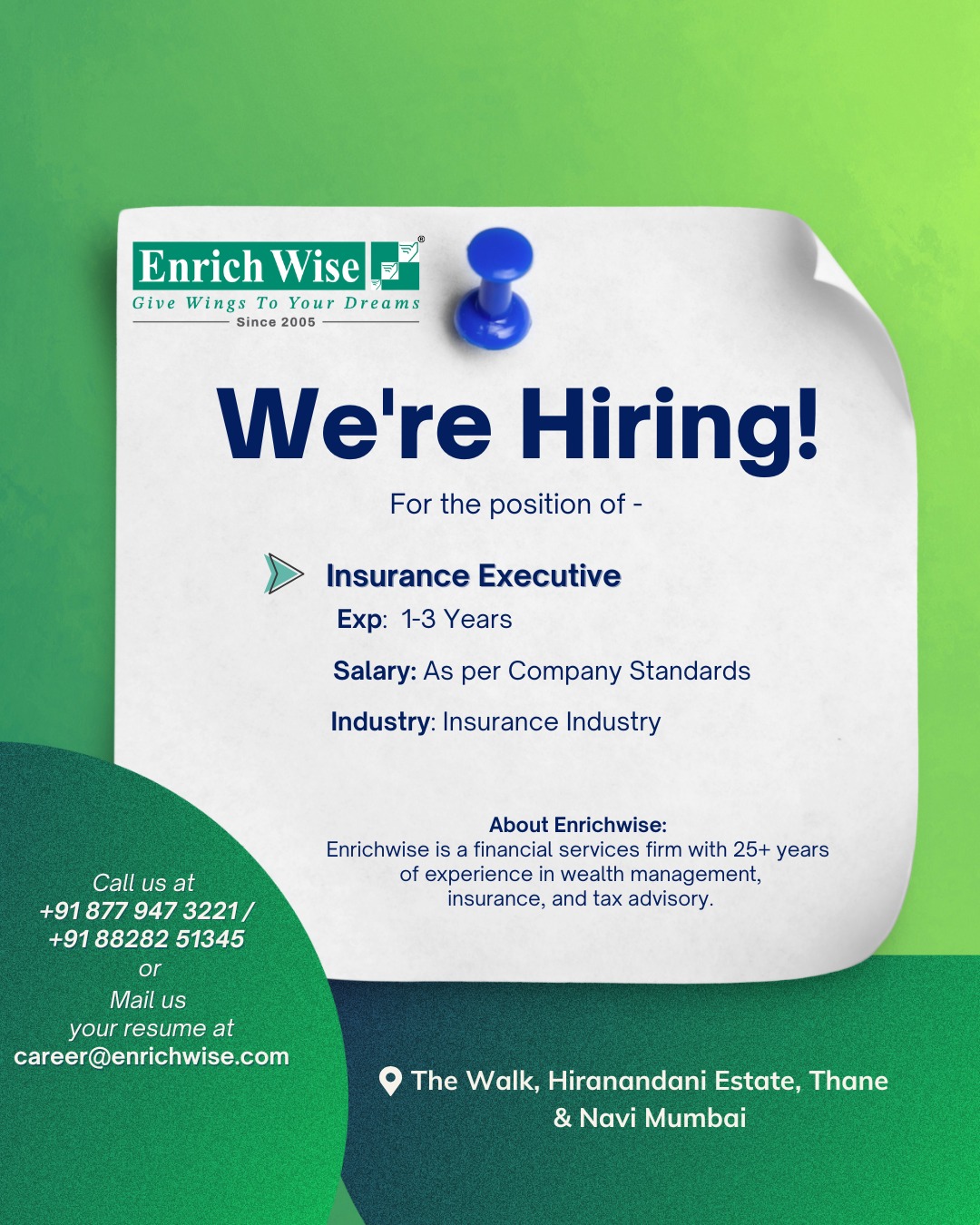 Insurance Executive – Insurance Industry