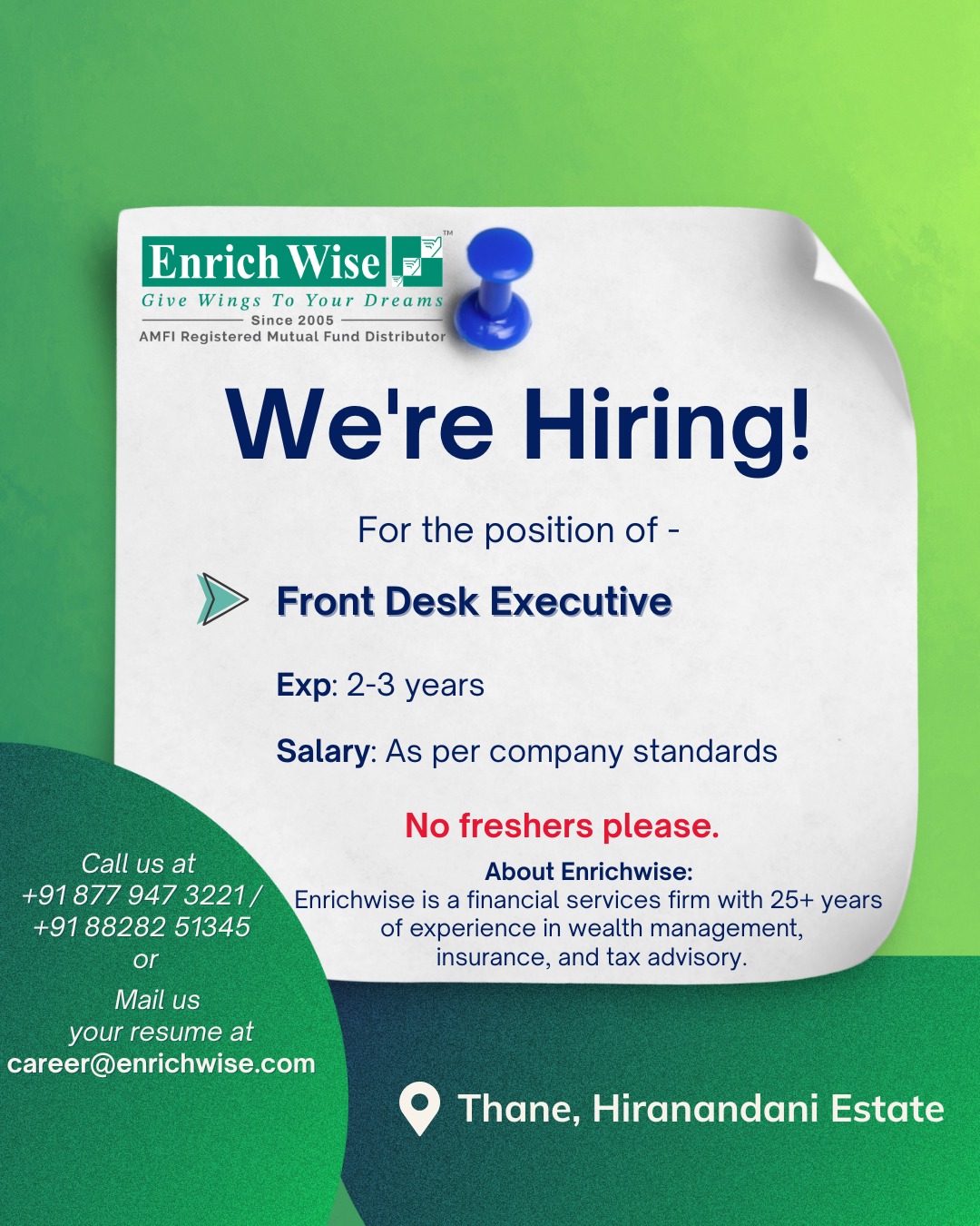 Front Desk Executive